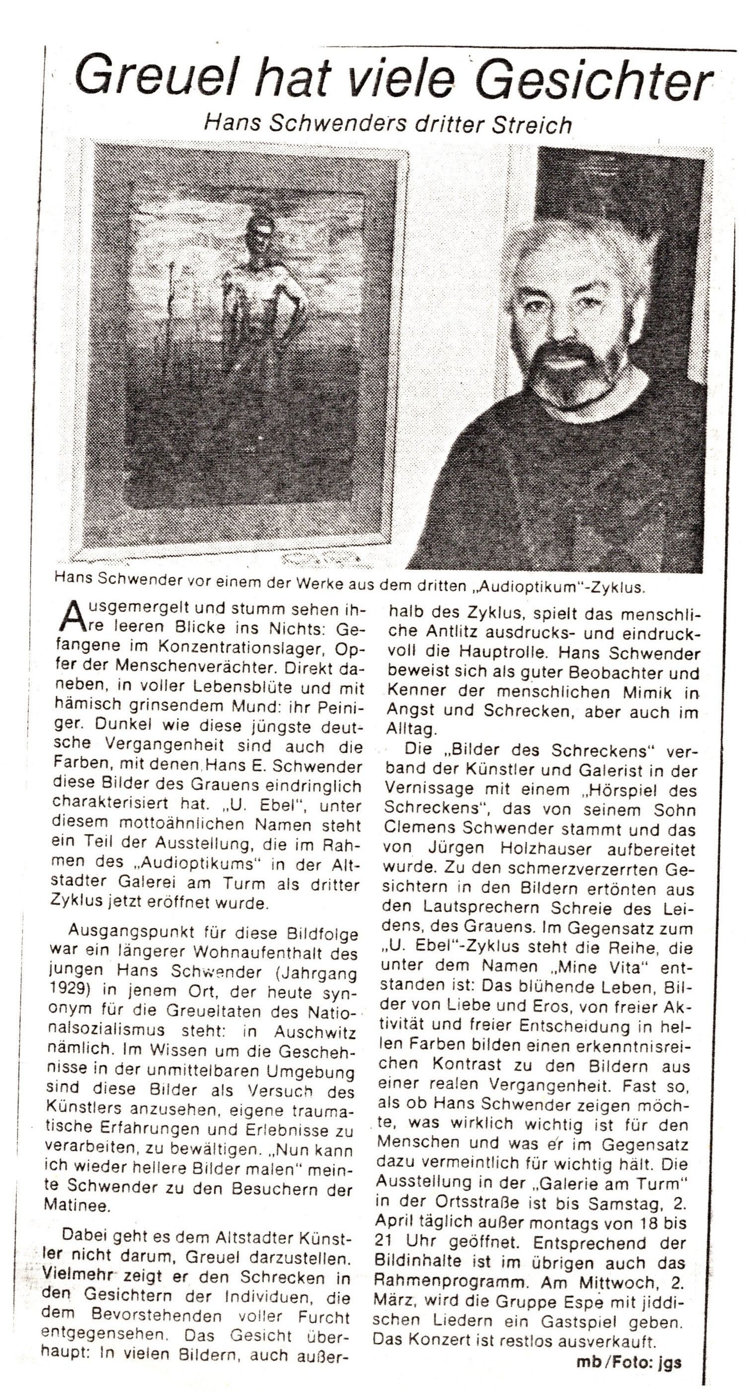 Bilder & Infos Hans E. Schwender